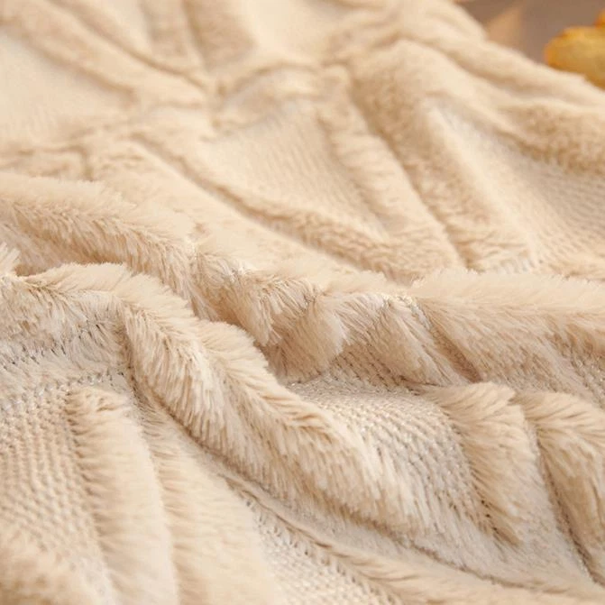 Faux Fur 3D Throw PILLOW COVER Decorative Cushion Case 18x18" Soft - Image 4 of 4