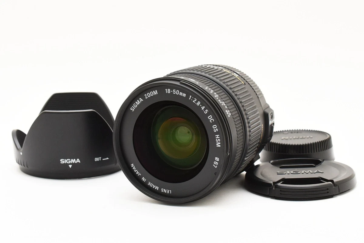 Objectif Sigma 18-50mm F/2.8-4.5 HSM Pour Nikon - Pour Pièces Détachées - Problèmes Stabilisateur/obturateur
