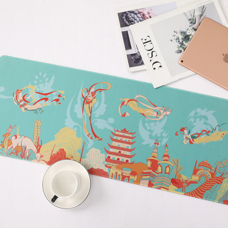 Chinese Culture 敦煌文化 3D Print Computer Mouse Pad Office Desk Mat 80 x 30 cm  Gift | eBay