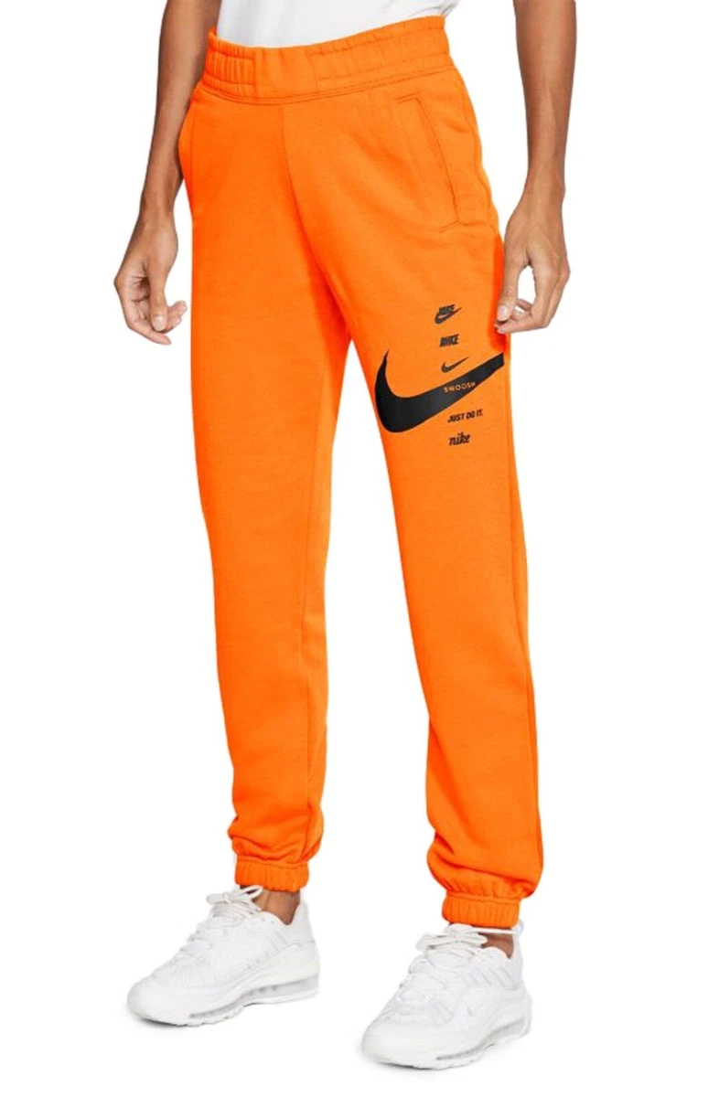 Orange sweatpants hotsell nike