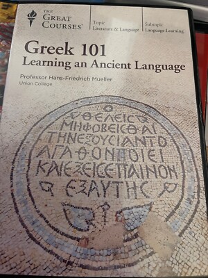 The Great Courses - Greek 101 Learning an Ancient Language 6 DVD Set