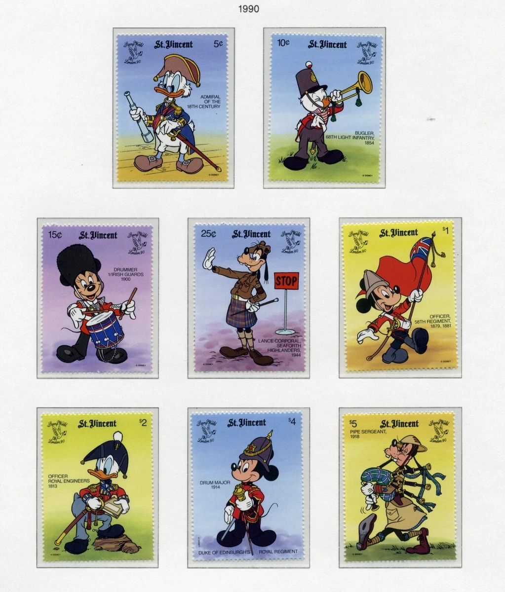 ディズニースタンプギャラリー セントビンセント・グレナディ―ン発行 レア ディズニースタンプギャラリー セントビンセント・グレナディ―ン発行