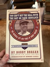 Baseball Book Signed By Bobby Bragan You Can't Hit The Ball First Edition