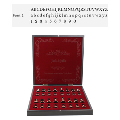 14 Inch Chess Set - Personalized Luxury Chess Set - Boxed Custom Chess Set