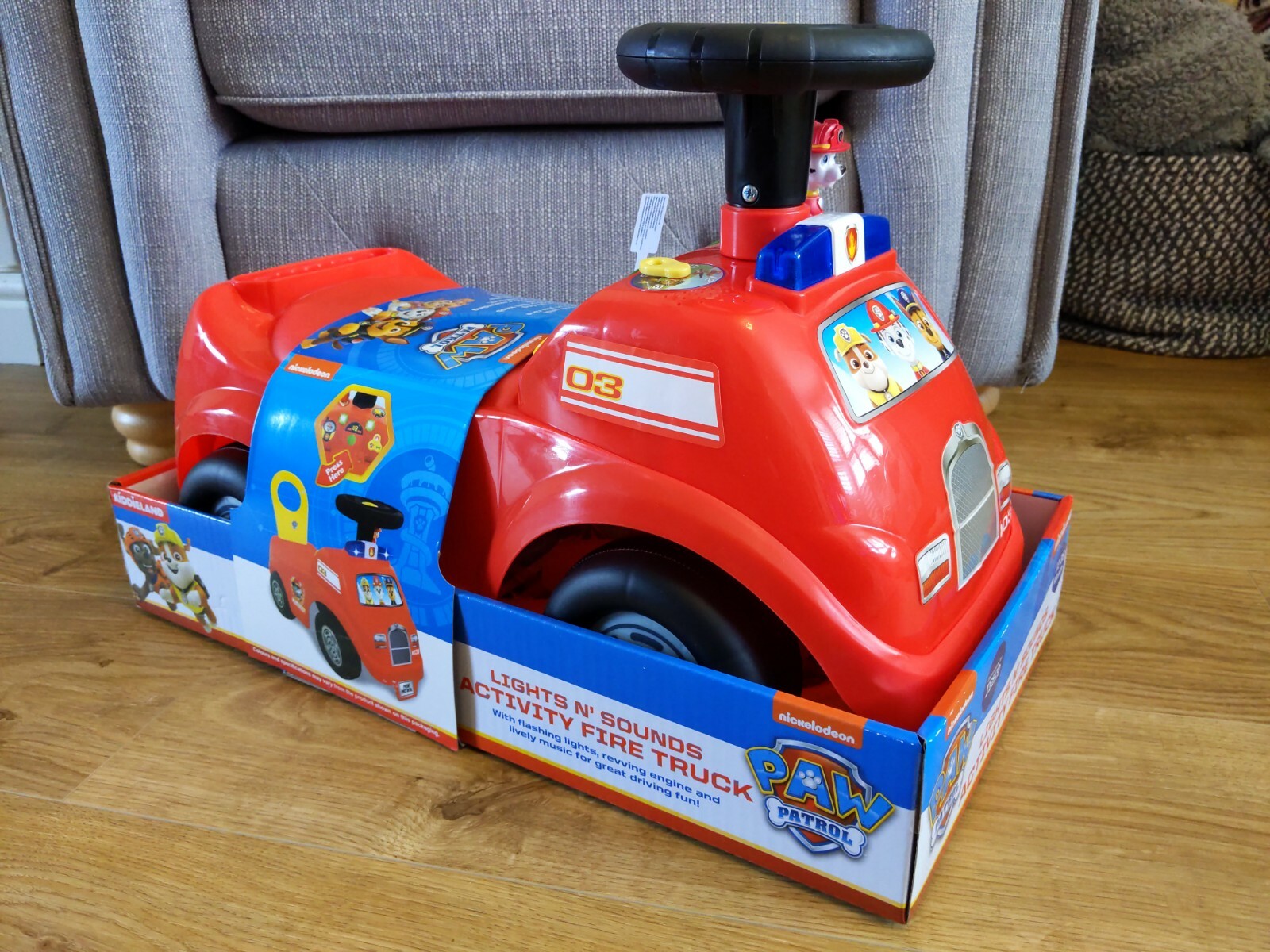 paw patrol fire engine tesco