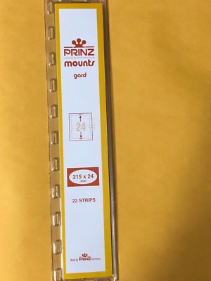PRINZ STAMP MOUNTS 215/24- ***WE HELP AND SUPPOURT OUR VETERANS***