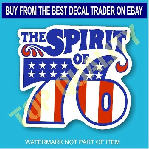 THE SPIRIT OF 76 Decal Sticker for Man Cave Rat Rod Hot Rod Vintage Stickers