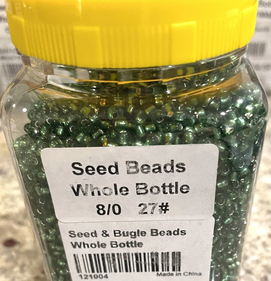 Abeto Verde Forrado Plata Redondo Vidrio 2mm 8/0 Semilla Corneta Cuentas Sueltas 5gms Foto 4 de 4