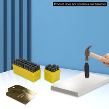 Jewelry Steel Letter Punch Press Tool Metal Stamping Kit Hand Stamp Punches Kit