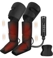 CINCOM Leg Massager with Heat and Compression, Full Leg Massager for Circulation