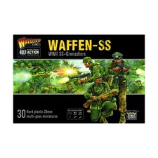 Warlord Bolt Action German Waffen-SS 28mm Waffen-SS 2nd  Plastic SW New 