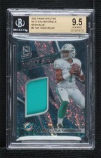 2020 Spectra Next Era Relics Neon Blue Prizm 61/75 Tua Tagovailoa BGS 9.5 0rm0