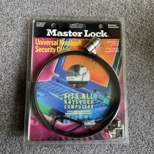New MASTER LOCK Universal LAPTOP Notebook SECURITY CABLE w/ Keys Included 640301