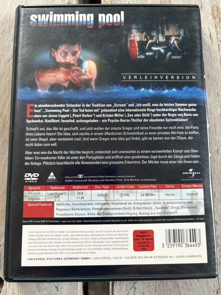 Swimming Pool - Der Tod feiert mit FSK18 - Bild 2 von 2