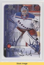 2018-19 Upper Deck MVP Silver Script Henrik Lundqvist #75 HOF READ y4a