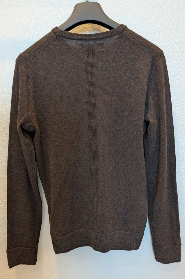 Rag & Bone Men's 100% Merino Wool Sweater - Brown, Size XS - Excellent condition - Image 4 of 4