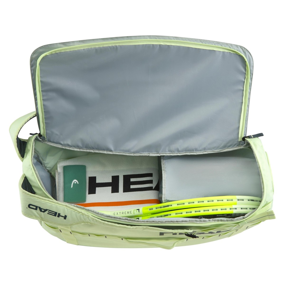 HEAD Pro Tennis Duffle Bag M Liquid Lime and Anthracite Lime