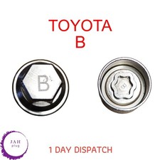LETTER B Radmutter Radschloss Master Key Nuss 20mm Für TOYOTA