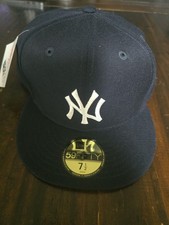 New York Yankees New Era Retro Classic Pro Model 59/50 Navy Hat cap 7 1/2 nwt