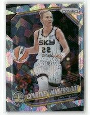 2025 Panini Prizm WNBA #124 Courtney Vandersloot Ice Prizms