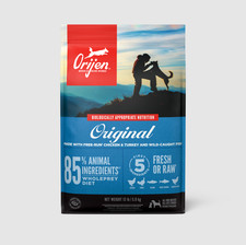 Orijen Amazing Grains Dry Dog Food - High Protein WholePrey Diet -