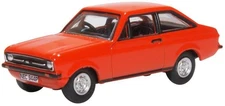 Oxford Diecast Ford Escort Mk.II 'Tango Orange' Die Cast Model 1:76 00 Scale New