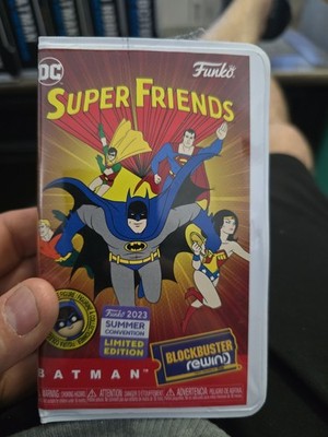 Funko Super Friends Blockbuster Rewind Batman SDCC 2023 LE Official Sticker