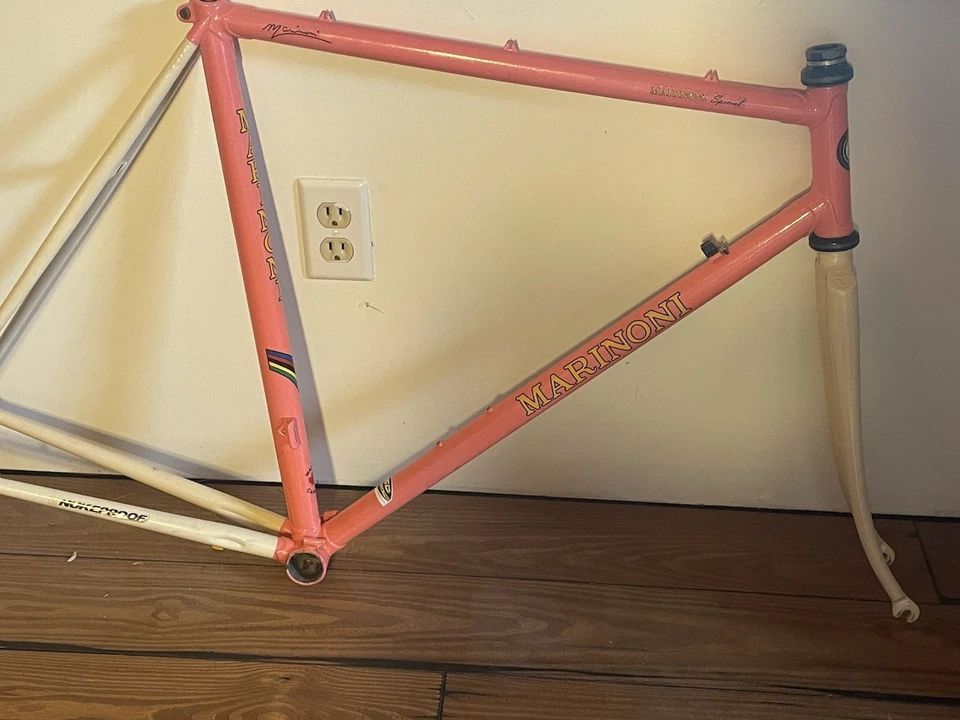 Cuadro Team Vetta “Marinoni” 56 cm! Tubo Aero! Cinelli! ¡Raro! ¡Leer! Retro Foto 2 de 4