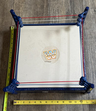 Vintage Hasbro Titan Sports WWF Official Wrestling Ring 2010 WWE Toy Playset