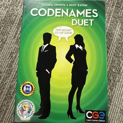 CODENAMES DUET Board Game 100% COMPLETE, CIB, Word Deduction Cooperative Family