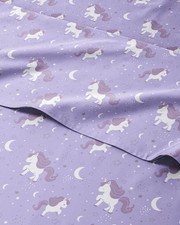 Kids Full Size Purple Unicorn Bed Sheets - 4 Piece Kids Unicorn Sheet Set - B...