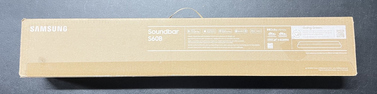 Samsung - HW-S60B - All-in-One Soundbar w/ Wireless Dolby Atmos 2022 - Brand New