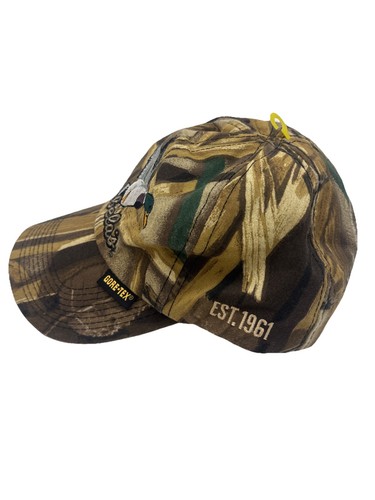 Cabelas Outfitter Camouflage Embroidered Mallard Duck EST. 1961 SnapBack Cap Hat - Picture 3 of 14