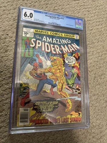 Amazing Spider-Man #173 CGC 6.0 Off-White to White Pages 1977