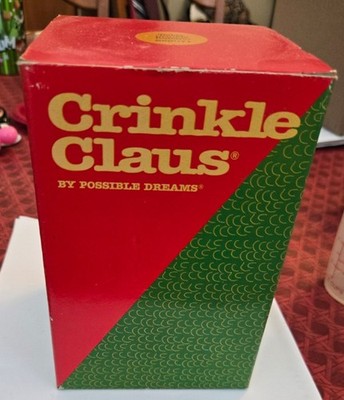 Teddy Crinkle Italiano Crinkle Claus figurine 659071 by Possible Dreams