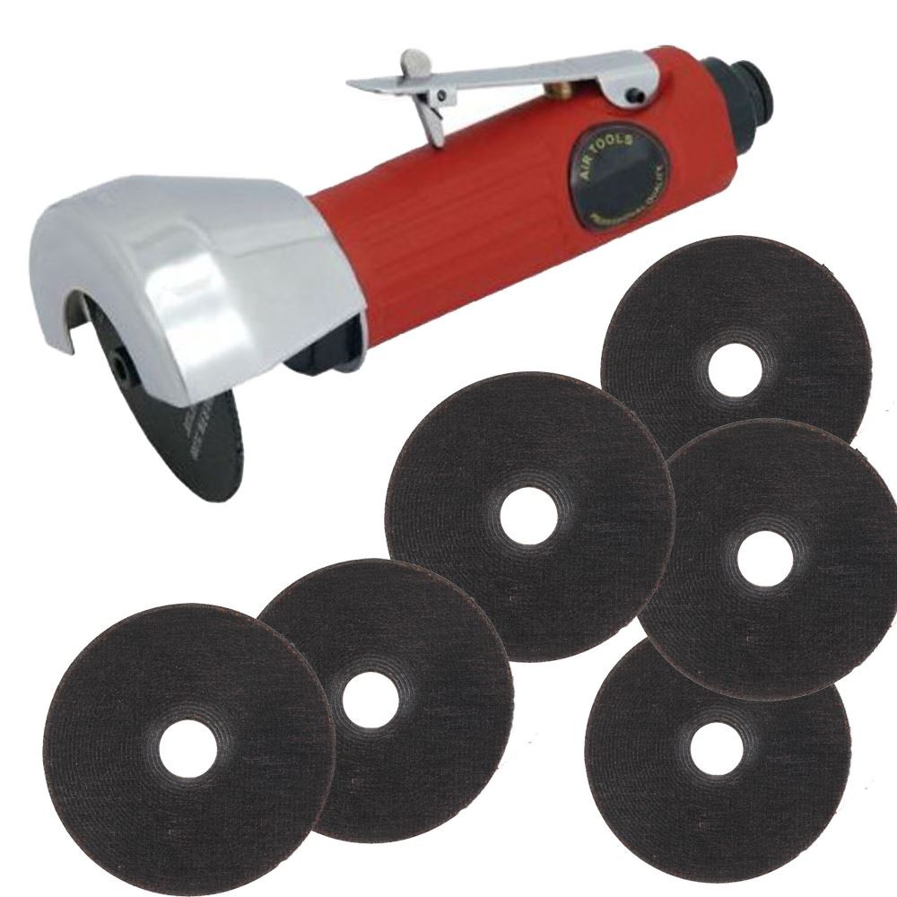 3"" 75mm Air Cut Off Tool Grinder Cutter Includes Discs - Image 7