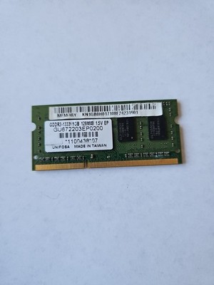 Unifosa GU672203EP0200 GDDR3-1333 1GB 128MX8 Laptop RAM Stick