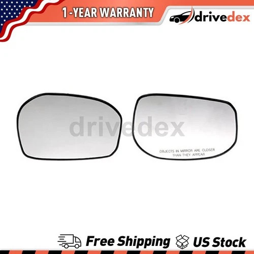 Pair Dorman - HELP Door Mirror Glass Fits 2009 2010 2011 2012 2013 Honda Fit