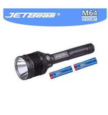 JETBeam M64 Powerful Flashlight 6800 Lumen 30W LED 1200 Meters Range Torch Kit