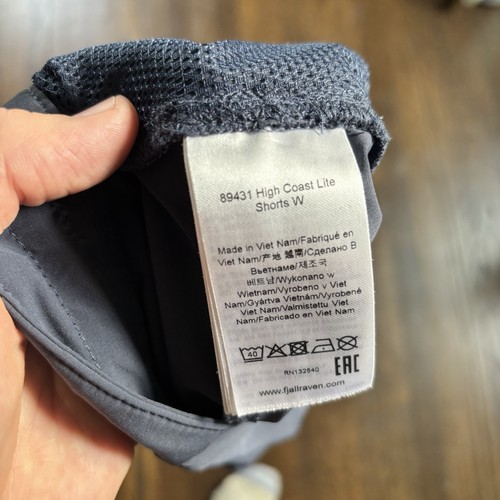 Fjällräven Damen High Coast Lite Shorts Navy Blau EU:40 US: 30-31 - Bild 8 von 8