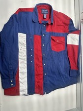 Vintage Wrangler Colorblock  Brushpopper  Western Shirt