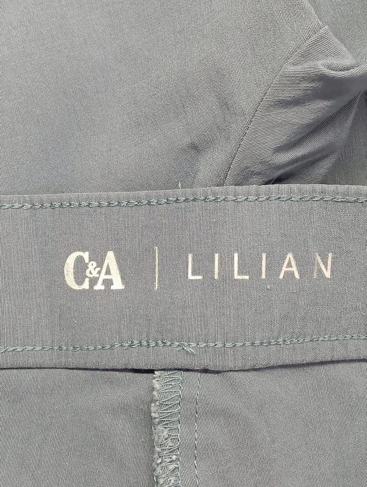 C&A Pantalón tobillero Mujeres Pantalón Talla EU 44 azul look casual - Imagen 4 de 4