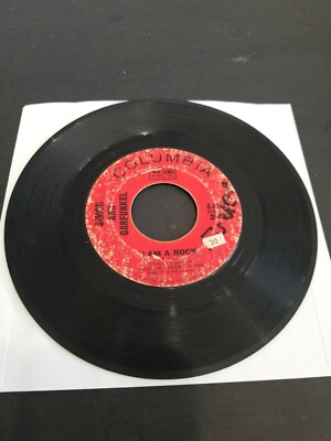 SIMON & GARFUNKEL I AM A ROCK / FLOWERS NEVER BEND WITH THE RAINFALL ORIGINAL 45