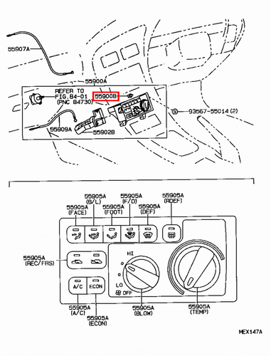 Genuine Toyota Celica ZZT231 Air Conditioner Control Bulb - Picture 5 of 6