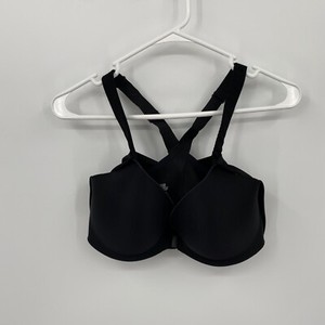 Victoria Sport Women's Sports Bra Athletic Sports Solid Black Size 34DD