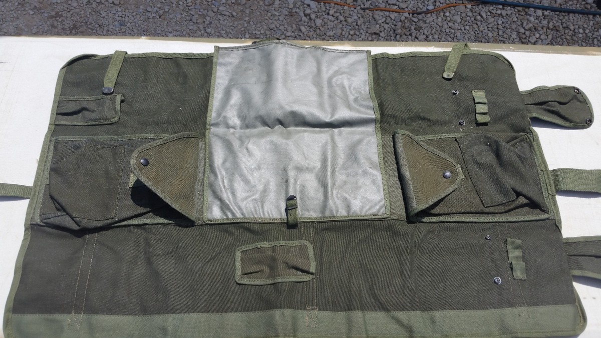 CW-206/GR Radio Antenna & Accessory Storage Bag Canvas NOS | eBay