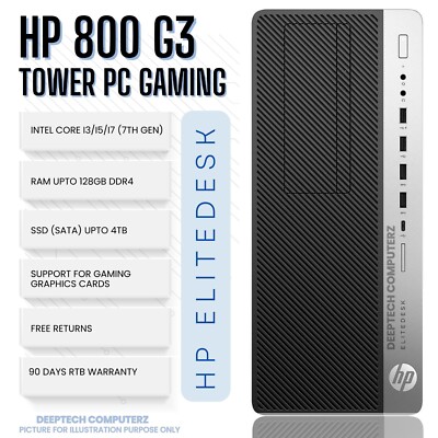 HP EliteDesk 800 G3 Tower PC Core i7-7700 64GB RAM 2TB SSD Gaming