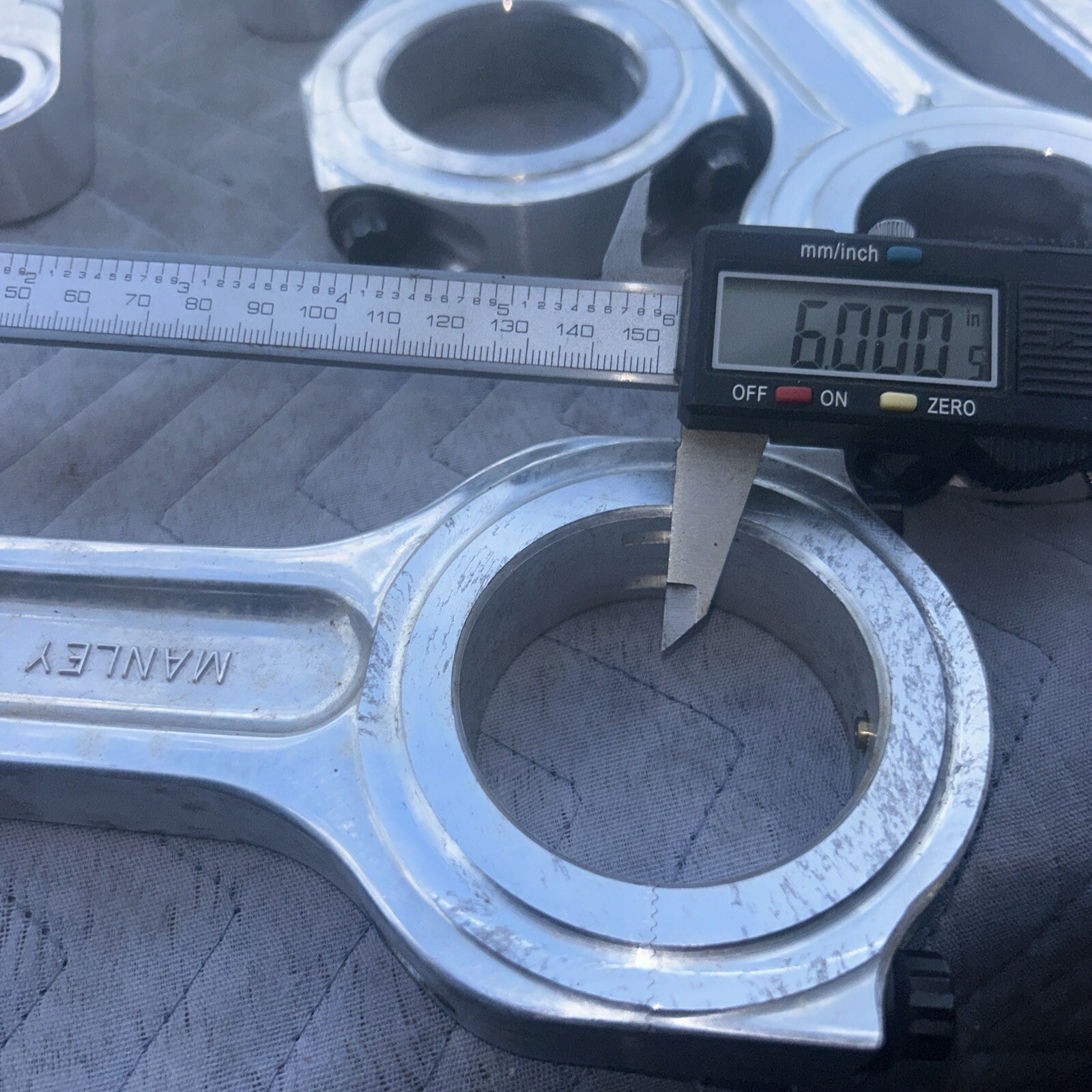 8 Manley SBC Aluminum Connecting Rods 6” Long eBay