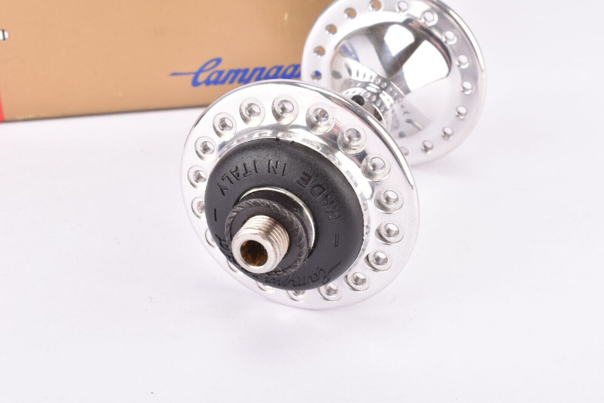NOS / NIB Campagnolo Record Titanium #HB-30RE front Hub with NOS / NIB Campagnolo Record Titanium #HB-30RE front Hub with