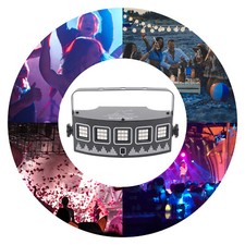7-Color LED DJ Party Light with Remote Control Sound Activation
